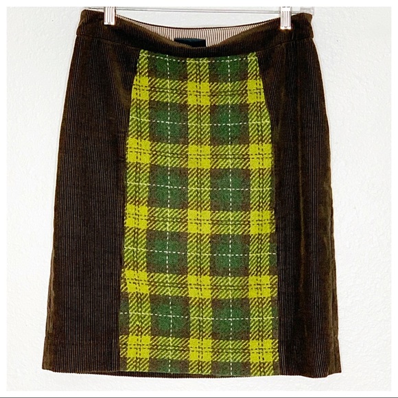 Anthropologie Dresses & Skirts - SALE Anthropologie Maeve Plaid Swathe Pencil Skirt